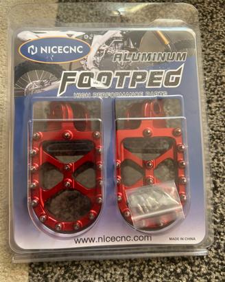 pedane maggiorate niceCNC ergal beta rr 125 18/19