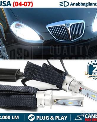 Kit Luci LED H1 per Fari LANCIA MUSA 04-07 CANbus