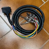 Snake Audio DB25 → 8 Jack TRS Bilanciati – 2m