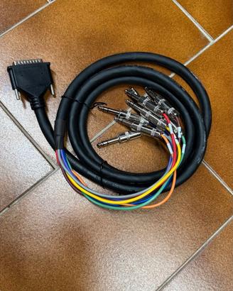 Snake Audio DB25 → 8 Jack TRS Bilanciati – 2m