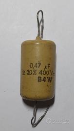 Condensatore mullard senape