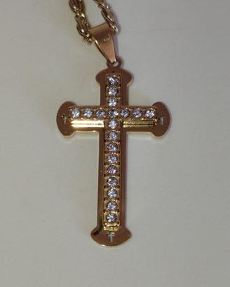 Collana Croce Crocifisso Protezione Spiritituale 