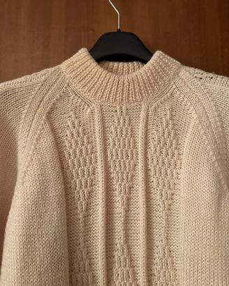 Maglione uomi fatto a mano in lana pesante