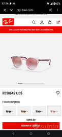 Occhiali da sole bambina rayban