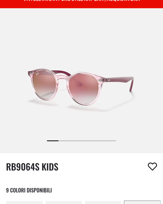 Occhiali da sole bambina rayban