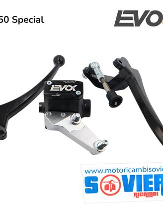 Pompa Freno Idraulica con leve Nere Evok Iron Brak