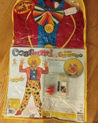 Costume carnevale Pagliaccio 7-9 anni