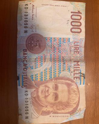 1000 lire 3 ottobre 1990