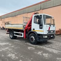 Iveco eurocargo 150 18 gru e ribaltabile
