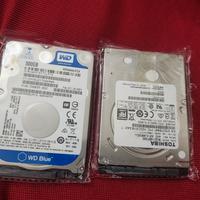 2 Hard disk sata da 500 gb - nuovi 2.5