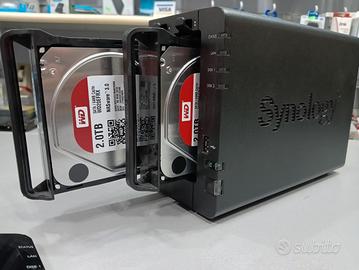 NAS di rete Synology DS218 usato