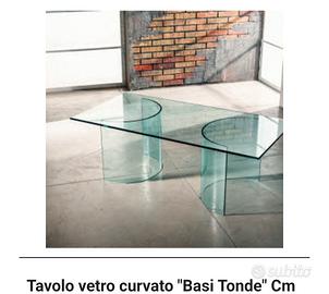 Tavolino in cristallo
