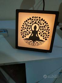 Cornice Luminosa LED 3D Shadow Box - Tavolo/Parete