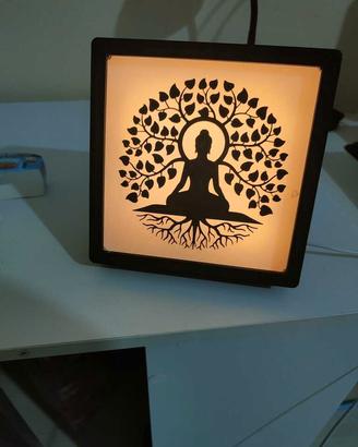 Cornice Luminosa LED 3D Shadow Box - Tavolo/Parete