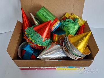 CAPPELLI per bambini per FESTE e COMPLEANNI, 72 pz
