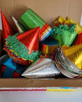 CAPPELLI per bambini per FESTE e COMPLEANNI, 72 pz