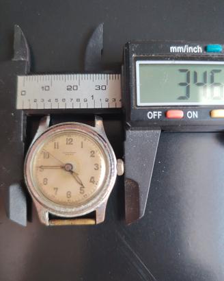 OROLOGIO VINTAGE MILITARE NON FUNZIONANTE