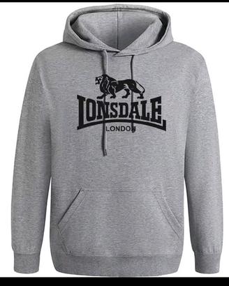 felpe Lonsdale blu e grigia