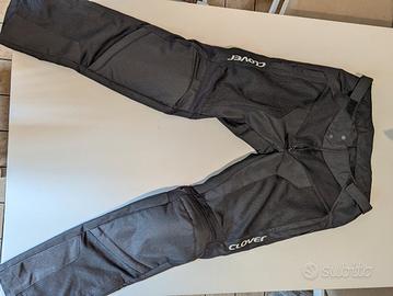 Clover Airjet-6 Pantaloni Moto Neri Tg. 48