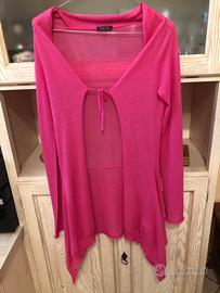 Cardigan rosa acceso Mash Kiss