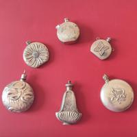 Bottigliette antiche per profumo in argento