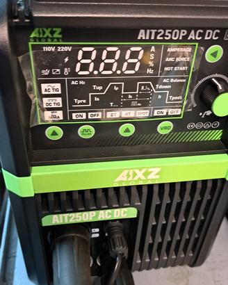 saldatrice tig ac dc 250 aixz