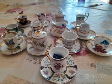 13 mini tazzine da collezione