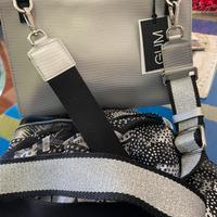 Borsa tracolla color argento - GUM