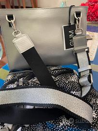 Borsa tracolla color argento - GUM