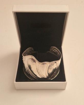 grande bracciale regolabile argento 925