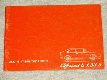 LIBRETTO USO E MANUTENZIONE ALFASUT TI 1.3/1.5