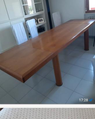 Tavolo Molteni allungabile , noce nazionale 