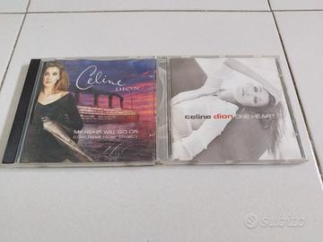 Lotto 2 CD Céline Dion One Heart My Heart Will Go 