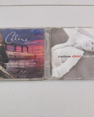 Lotto 2 CD Céline Dion One Heart My Heart Will Go 