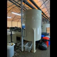 Serbatoio cilindrico troncoconico in PP