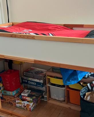 IKEA Letto KURA + cassettiere Trofast