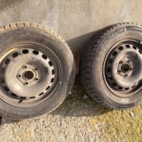 Cerchi 15 pollici 5 x 112 + gomme 195 65 R16 M+S