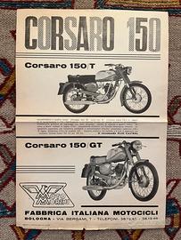 DEPLIANT MOTO MORINI CORSARO 150 T e 150 GT