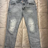 Jeans Warren Webber-Effetto Acid Wash & Distressed