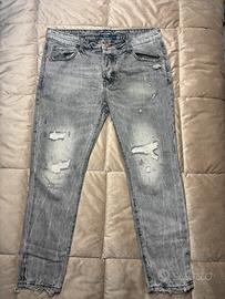 Jeans Warren Webber-Effetto Acid Wash & Distressed