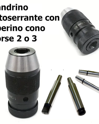 MANDRINO AUTOSERRANTE TORNIO TRAPANO FRESA