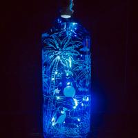 Bottiglia lavorata artigianalmente