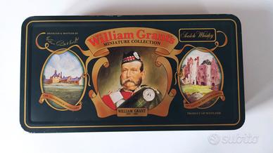 Scatola coll 6 bott di whisky di william grant's