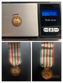 Medaglia Oro 18 K Italiana 1918 1968 Ww1