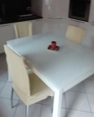 tavolo in vetro allungabile 