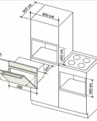FOrno incasso Ariston 45