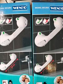 2 Maniglie di sicurezza Wenko a ventosa – nuove