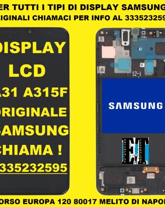Samsung A315Fdisplay A31 originale A21s a217
