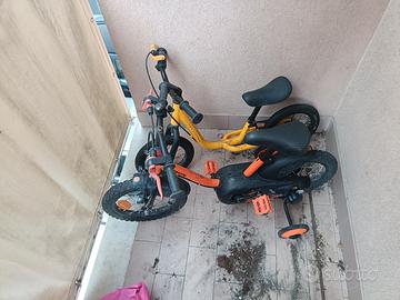  biciclette bimbo con e senza pedali