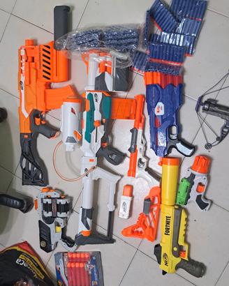 lotto di pistole nerf
